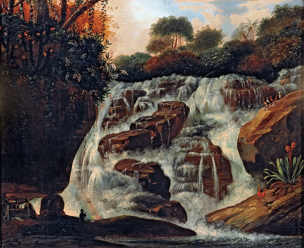 Manuel de Araújo Porto - Alegre, Grande cascata di Tijuca, Pinacoteca do Estado de São Paulo